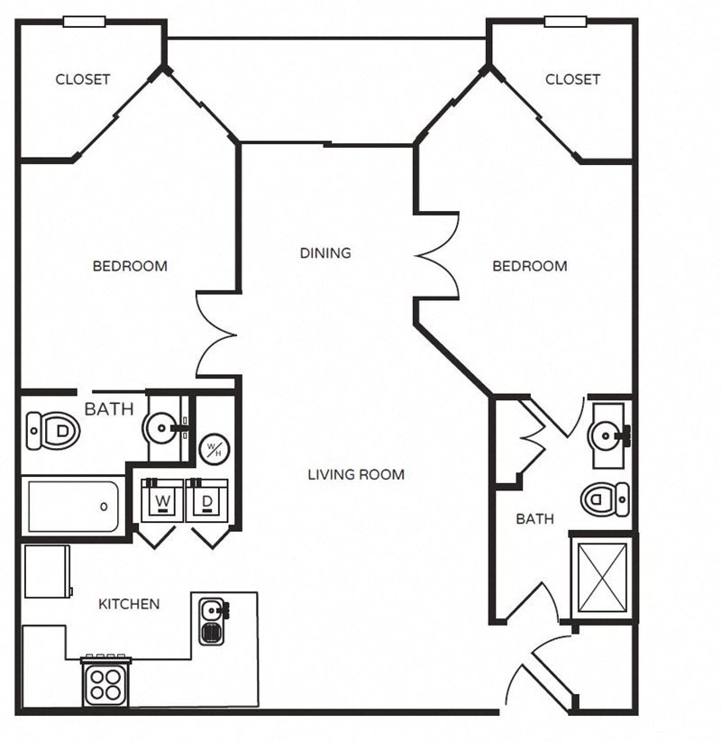 2B2 Floor Plan 16